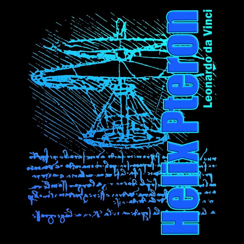 Leonardo da Vinci - Helix Pteron - Hubschrauber