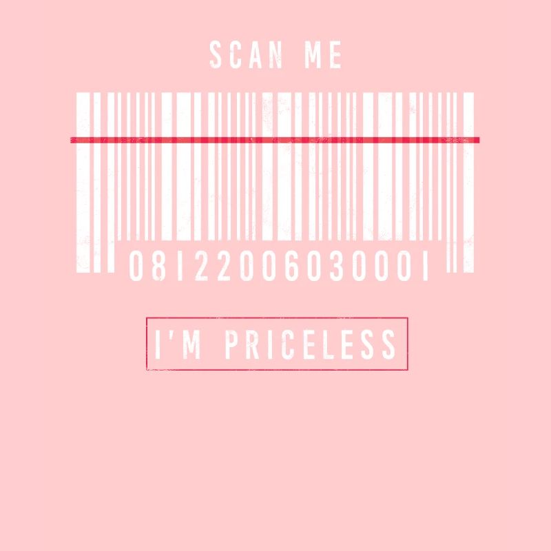 Spruch lustig Party Geschenk Strichcode Ironie