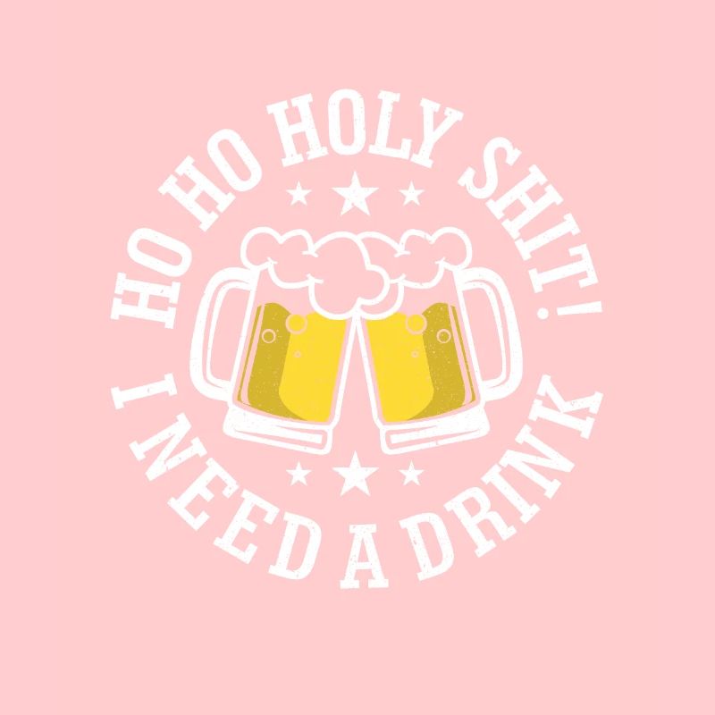 Lustiges Weihnachts T-Shirt Bier