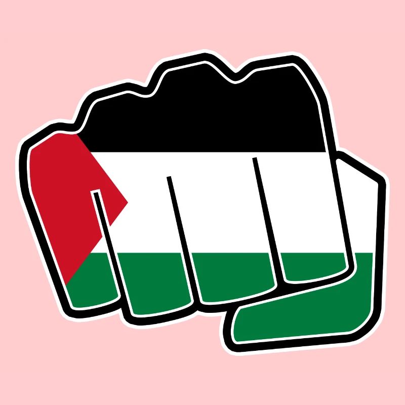 Palestine drapeau drapeau poing