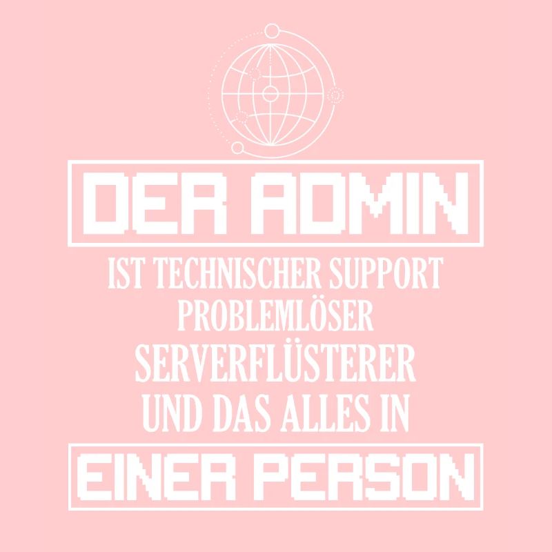 Der Admin | ist technischer Support Problemlöser H