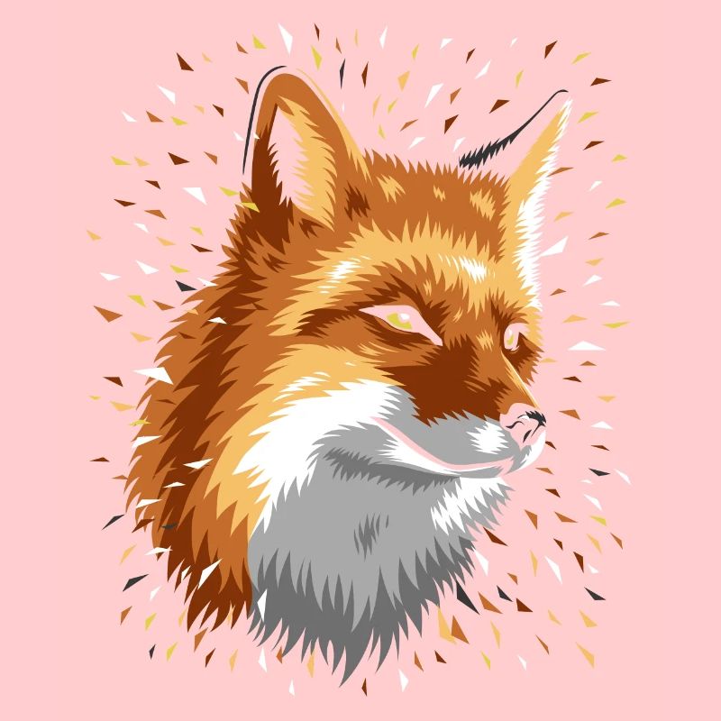 Flashy fox colors