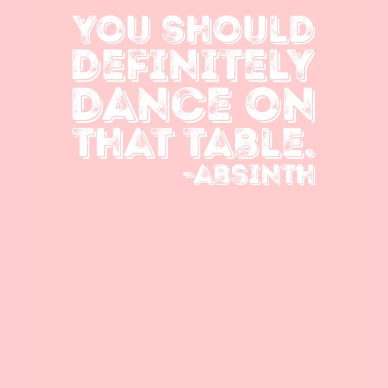 Vous devriez absolument danser sur cette table d’absinthe