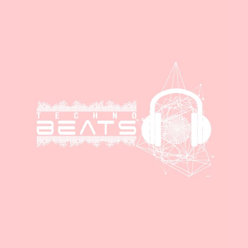 Beats by Techno White Pentagram Deejay platespiller