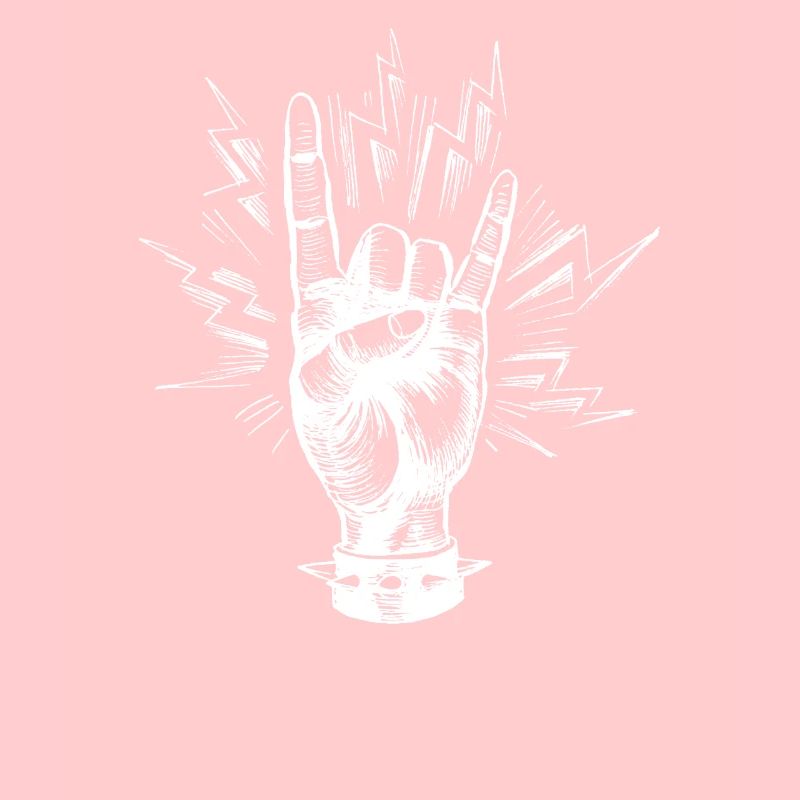 DEVIL ROCK GESTURE I Mano cornuta Tshirt