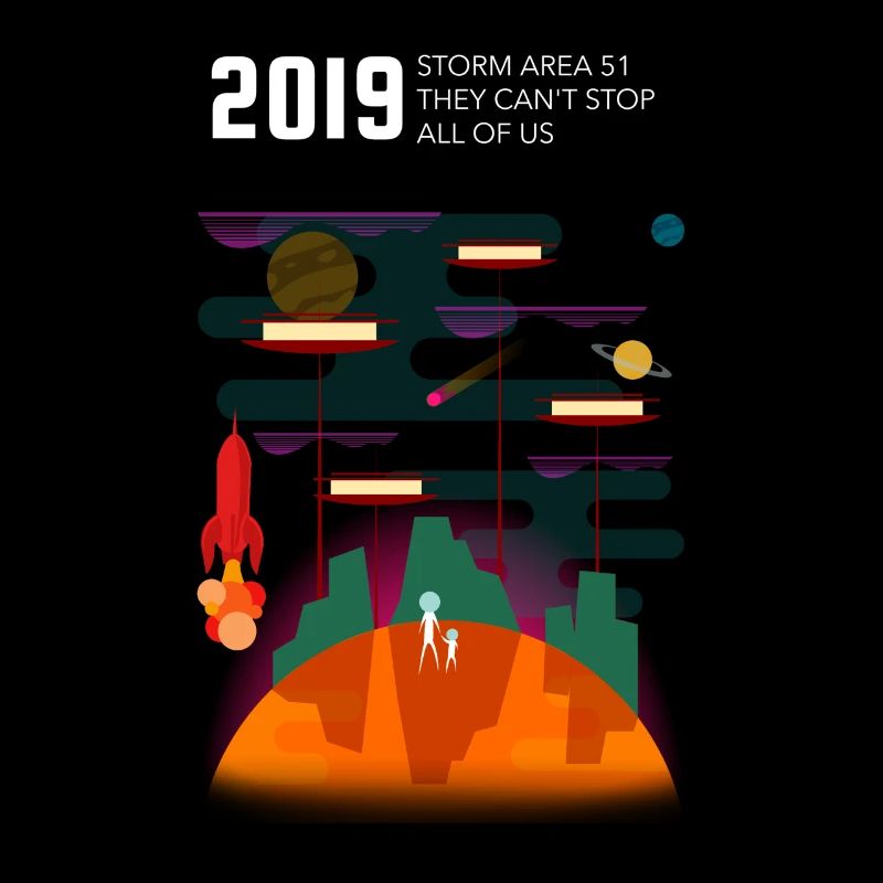 "Zone de tempête 51" - prendre d'assaut la zone 51 - Alien Head