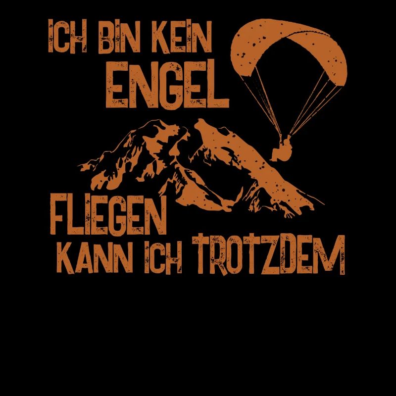 Engel fliegen Gleitschirm