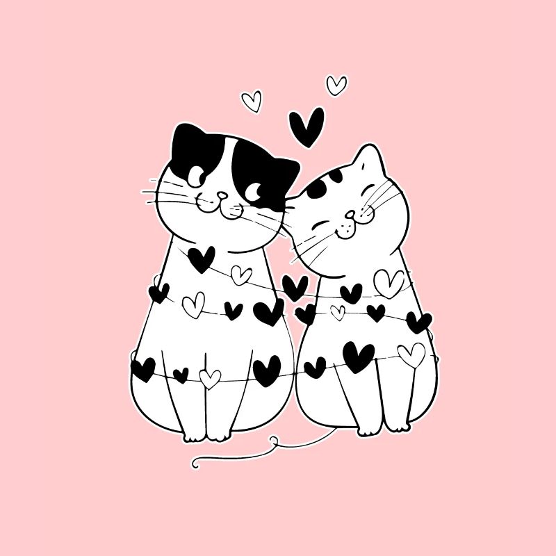 Katzen Liebe
