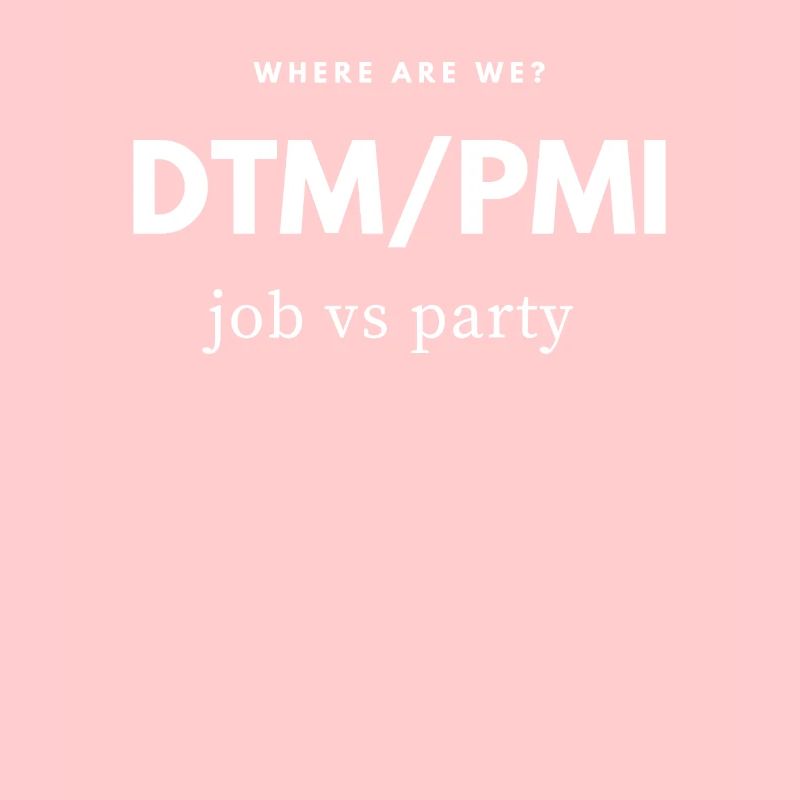 DTM PMI Urlaub oder Flugreise um Party zu mache