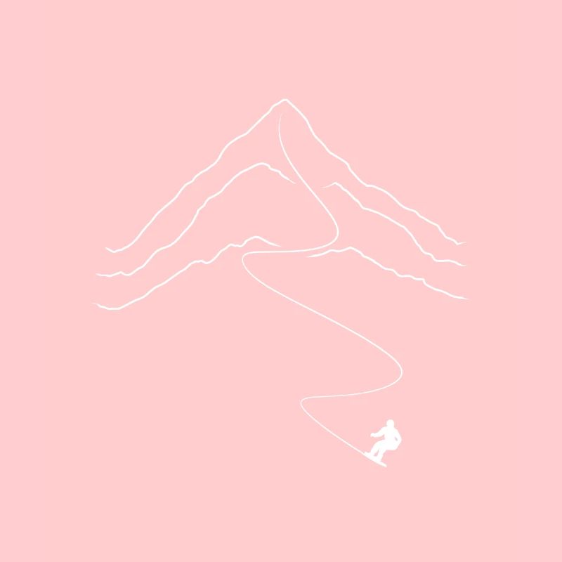Snowboard snowboarder slope