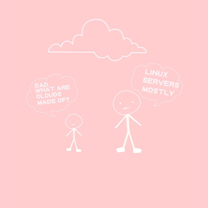 Father and son Linux