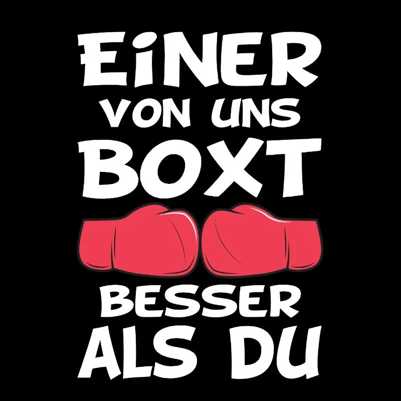 Boxen mit Spruch Boxen und Boxer