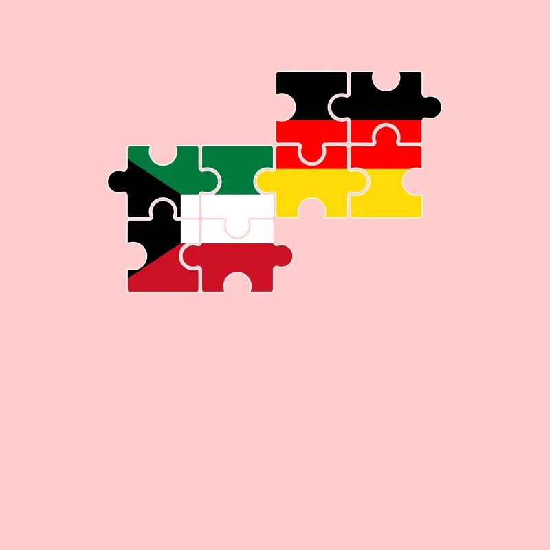 Kuwait Germany Flag German Kuwaiti