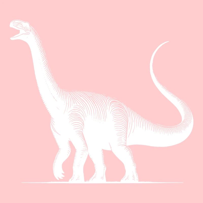 Dino géant Diplodocus dinosaure sauropode