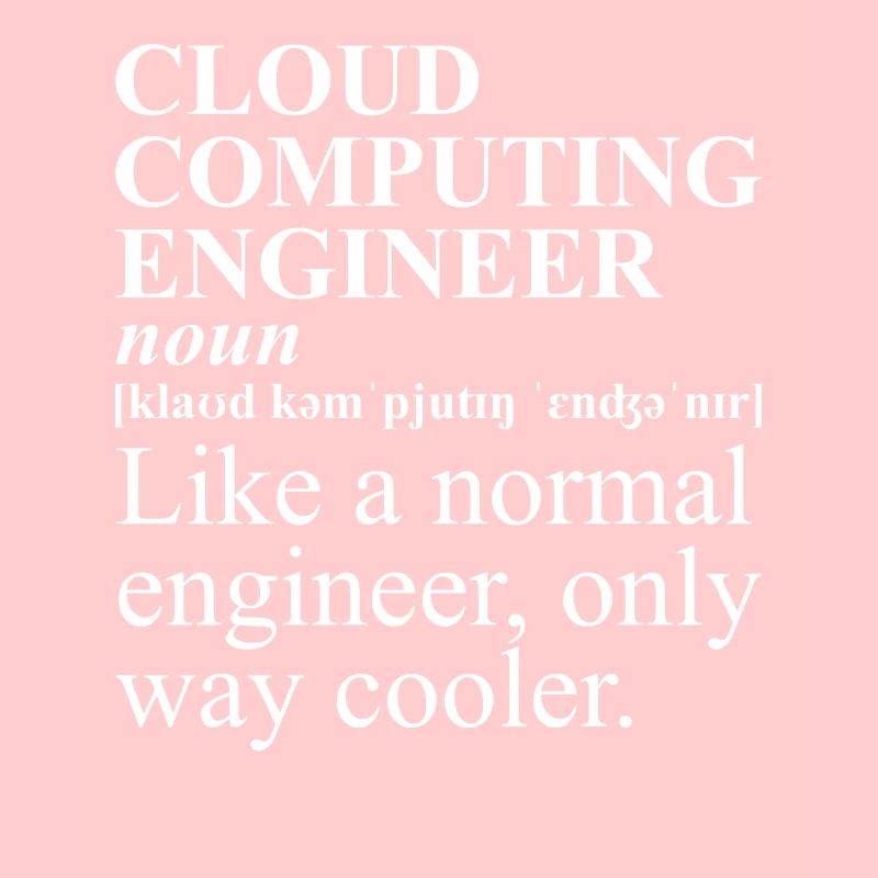 Cloud Computing Engineer Definition Retro Computer