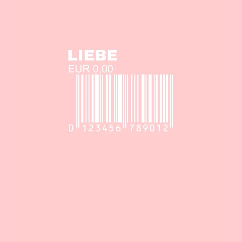 Liebe Barcode Strichcode Bar Code Trendy Statement