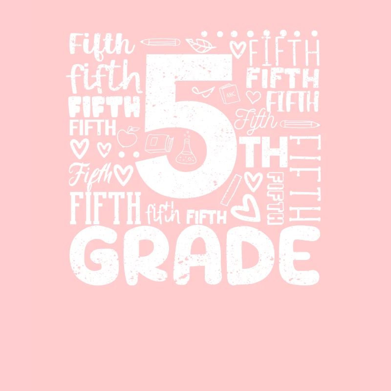 Tie Dye 5th Grade Typography Team Fifth Grade