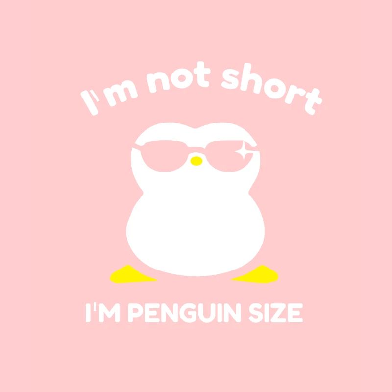 Ich bin nicht klein, ich bin Pinguingröße Pinguine Memes