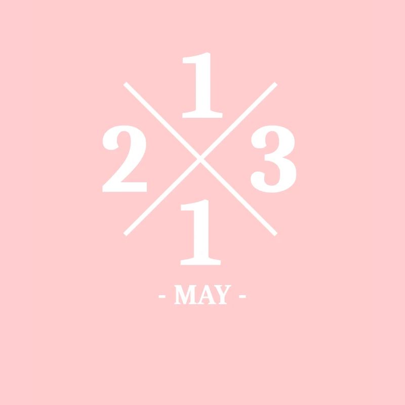Minimal Geburtstag May 2013 - Simple