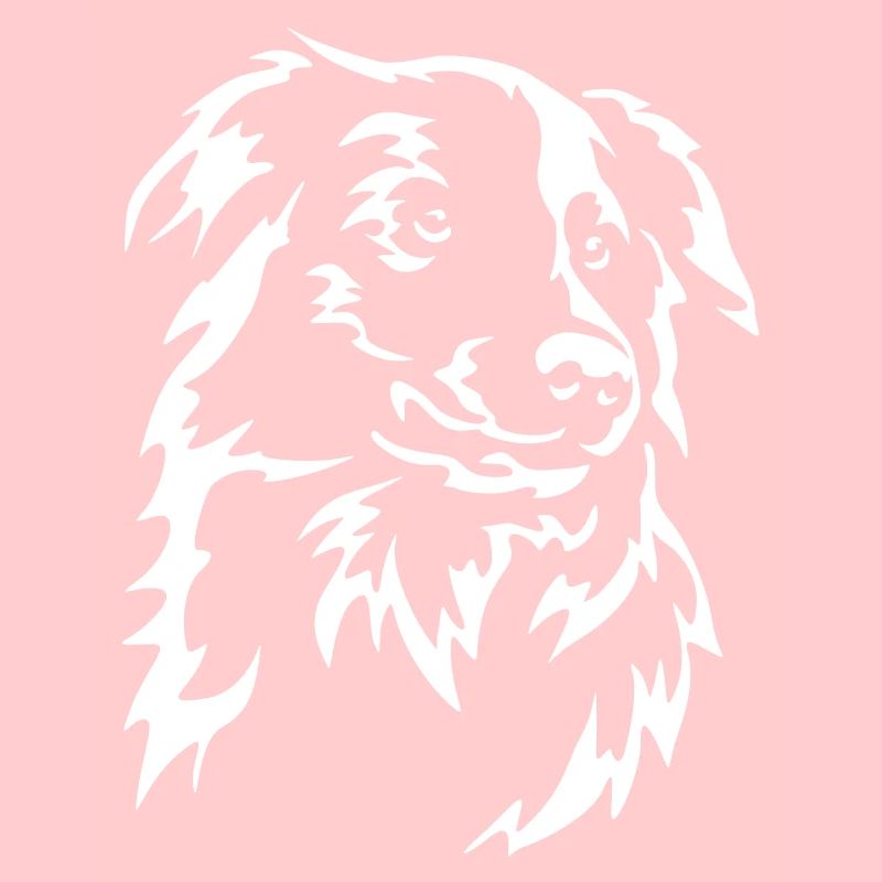 Border Collie Head "Black Edition"