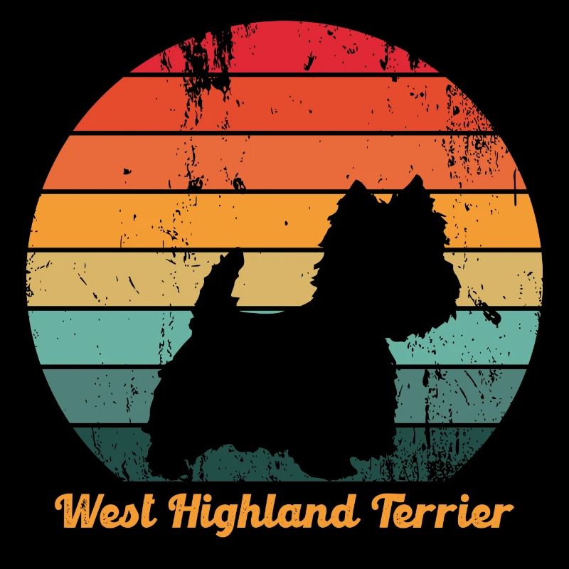 Rétro West Highland Terrier