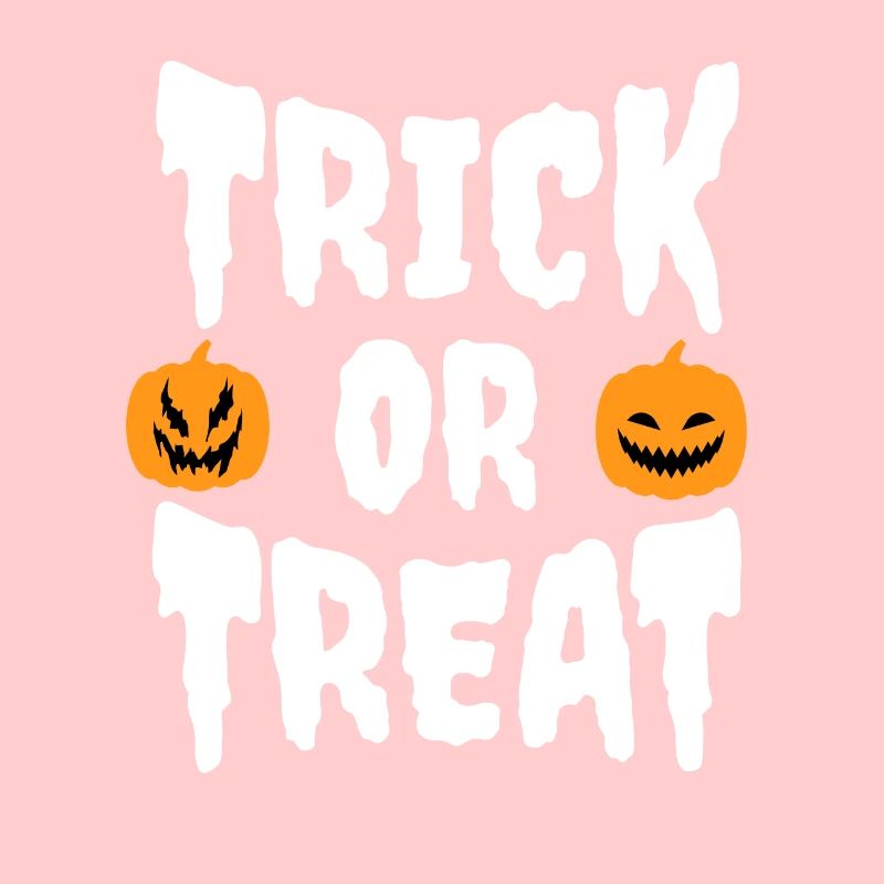 Trick or Treat Halloween Süßes oder Saures
