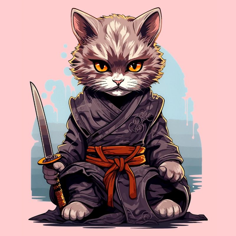 Chat samouraï 2