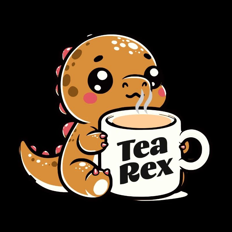 T-Rex Tea Rex Dinosaur Cup Pichet Théière en verre