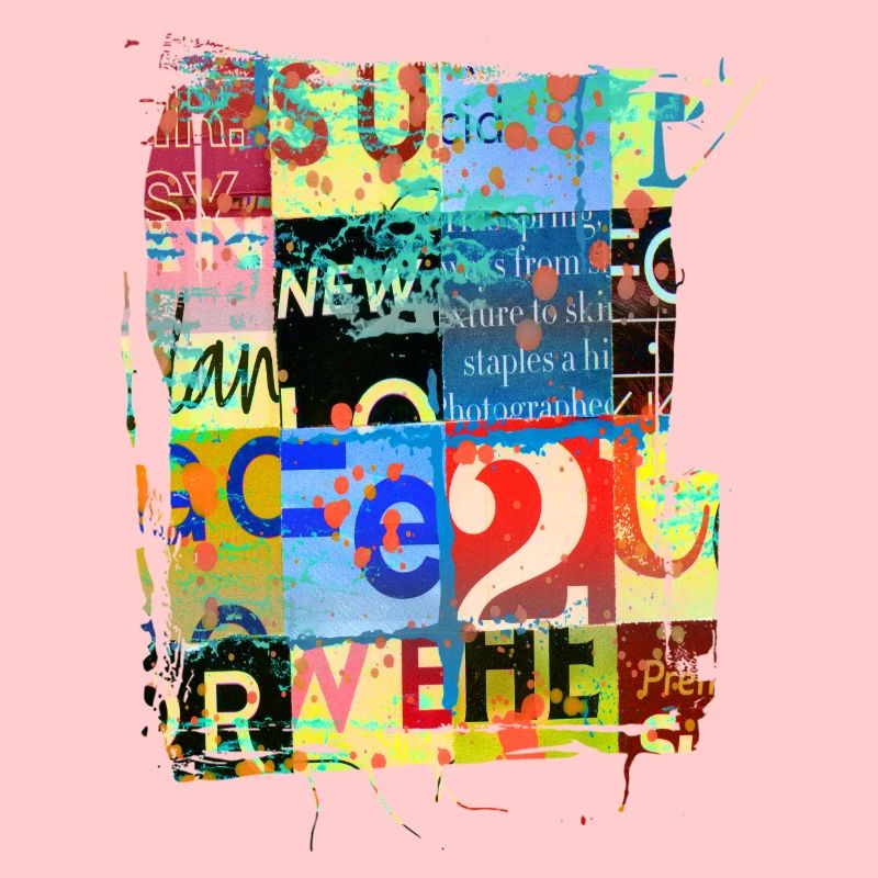 Newspaper Clips Scrapbook Magazines Alphabet Code