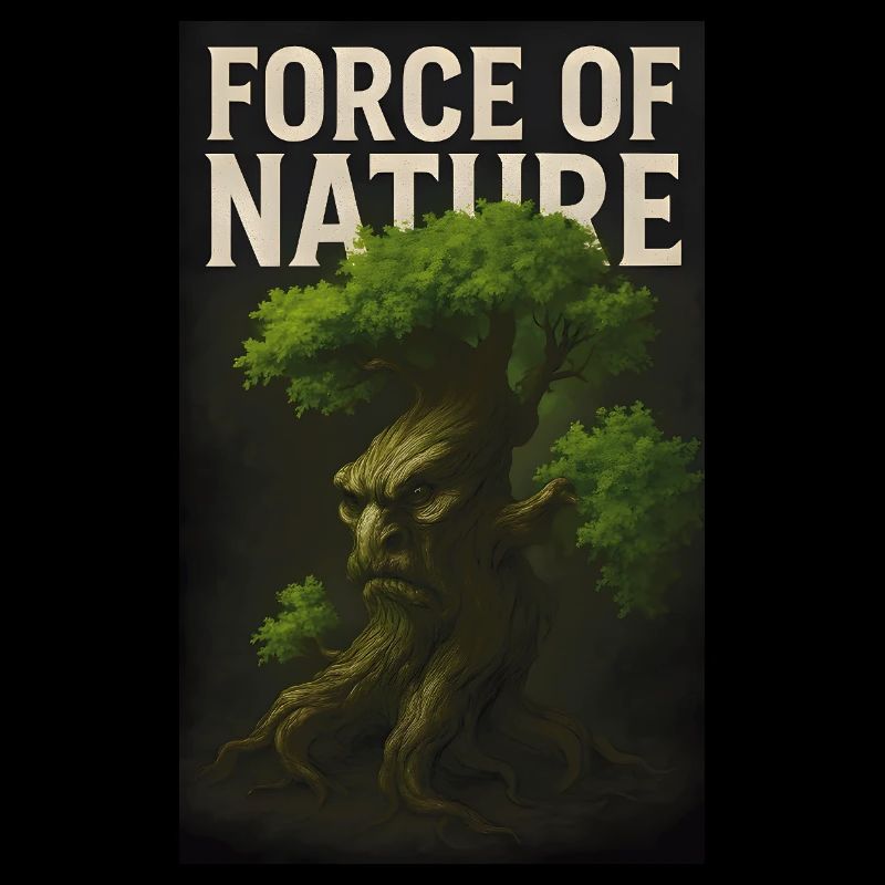 Force de la nature - Conception amusante de créatures d’arbre