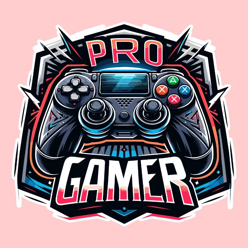 Pro Gamer - Controller Illustration