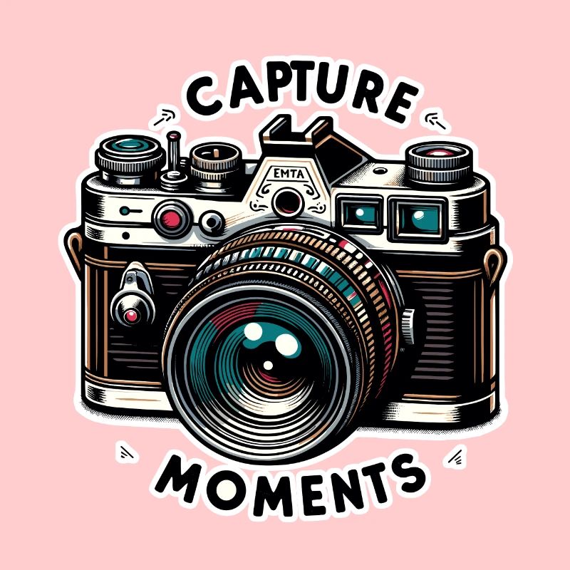 Capture Moments - Camera Illustration