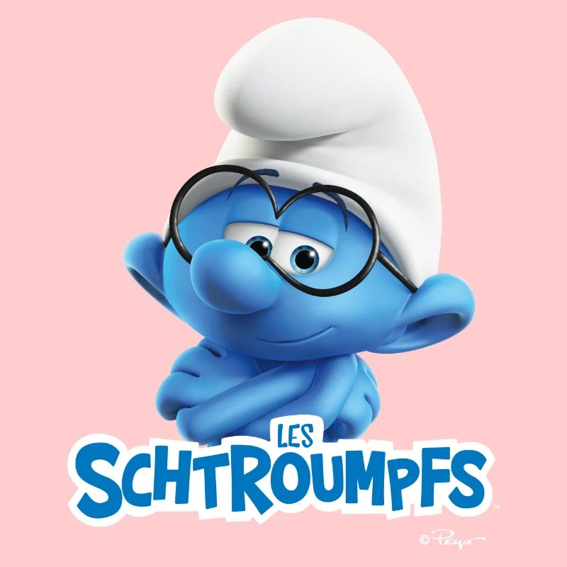 Les Schtroumpfs Le Schtroumpf À Lunettes Logo