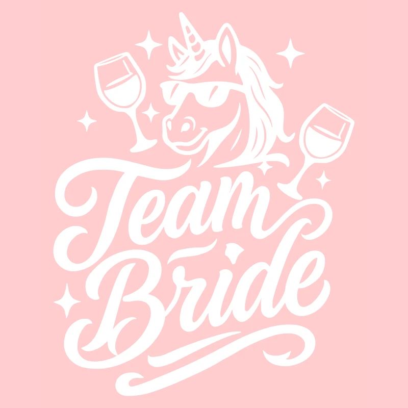 Team Braut Einhorn