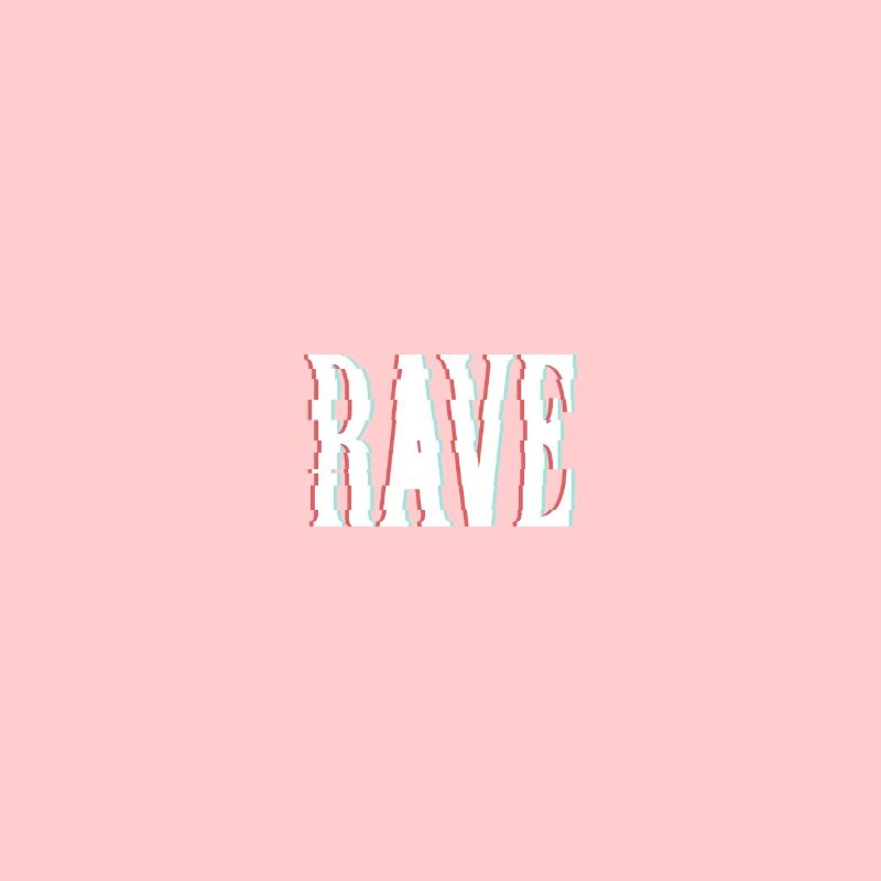 Rave electronic music. Distorted optics