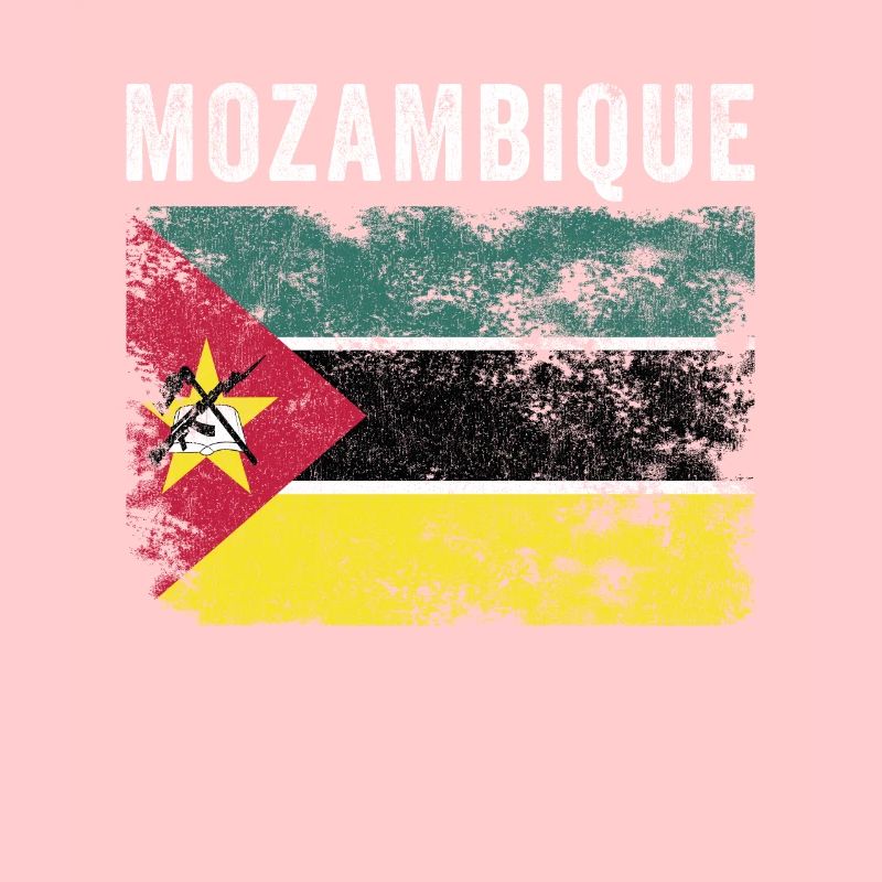 Mozambique Drapeau Vintage Drapeau mozambicain