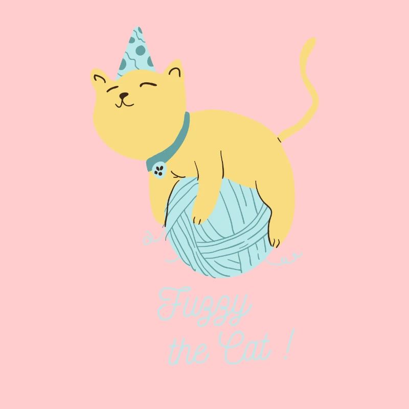 floue le chat mignon