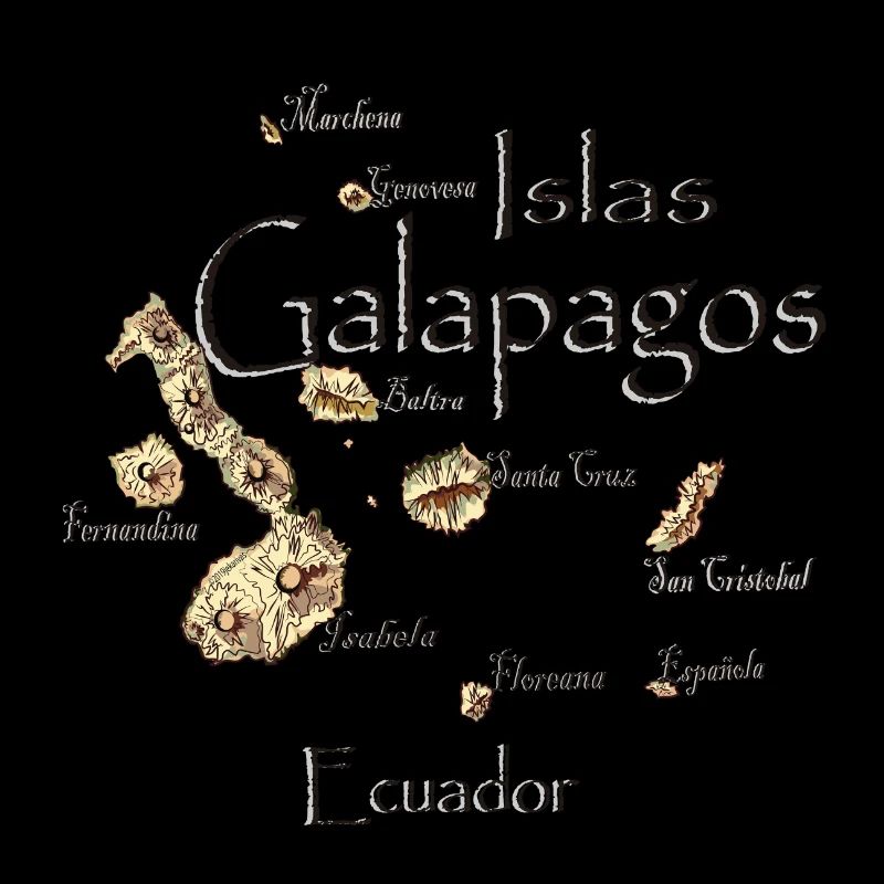 Carte des Galapagos 1