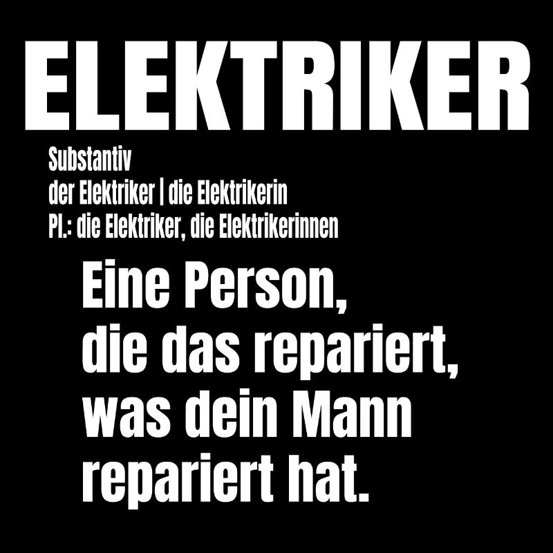 Sähköasentajan määritelmä Funny Electronic Technician Gift