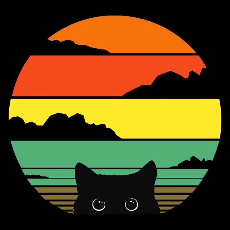 Chat Propriétaire De Chat Vintage Retro Design