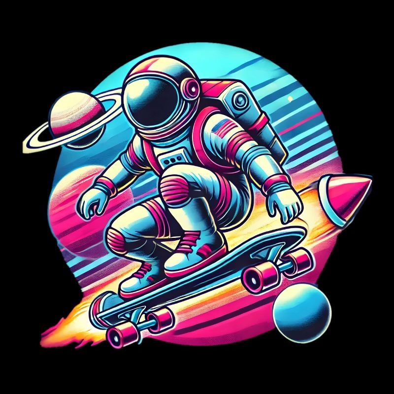 Patinage dans l’espace - Astronaute