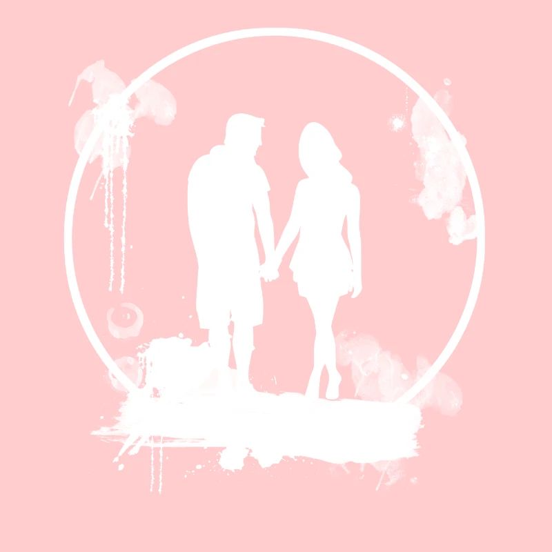 Liebe - Paar Silhouette