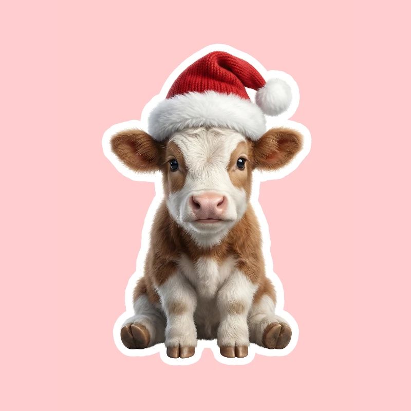 Douce vache de la ferme