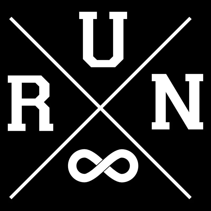 Run Forever - Infinity Symbol