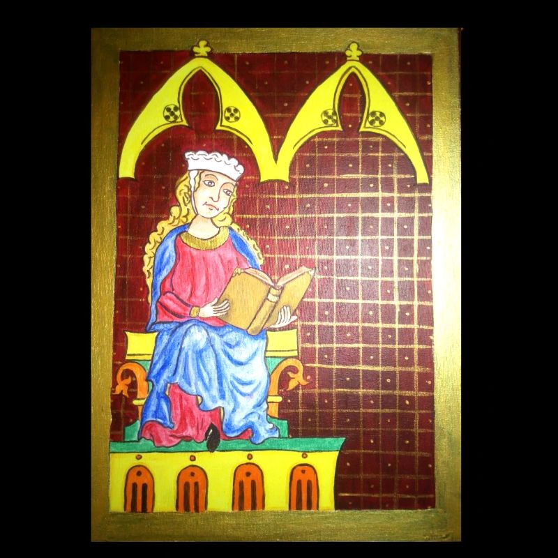 lesende Dame