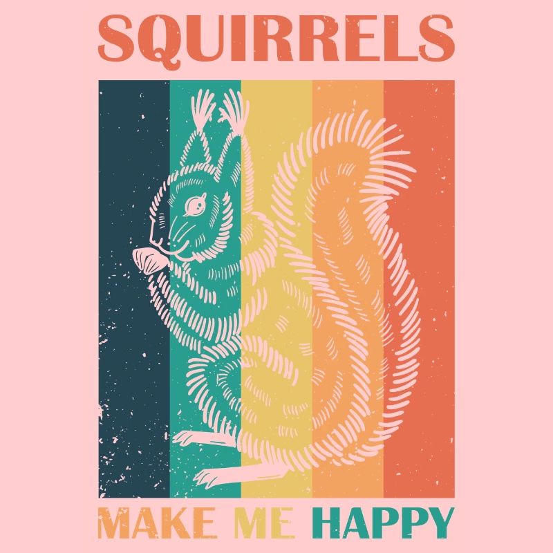 Retro Vintage Squirrel For Squirrel Lovers