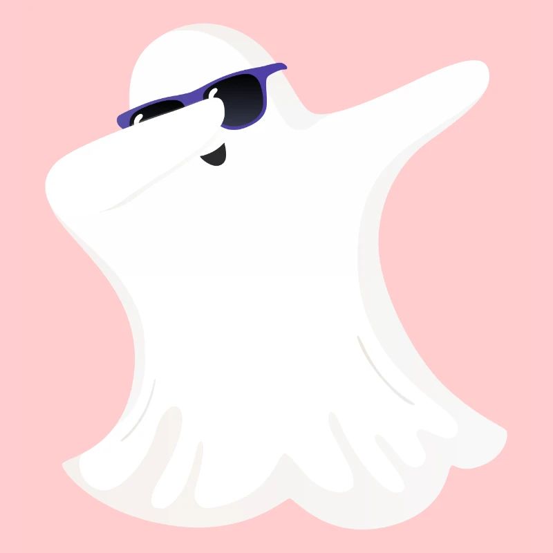 Dabbing Ghost Dab Lunettes de soleil Costume d’Halloween