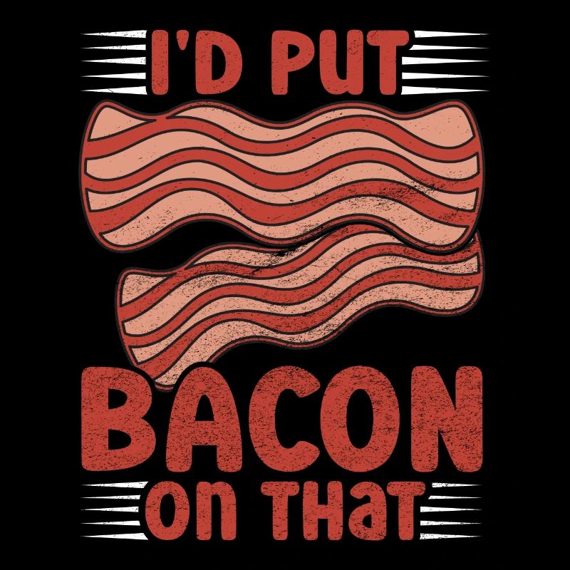 Drôle De Bacon Dire Du Bacon Croustillant De la malbouffe