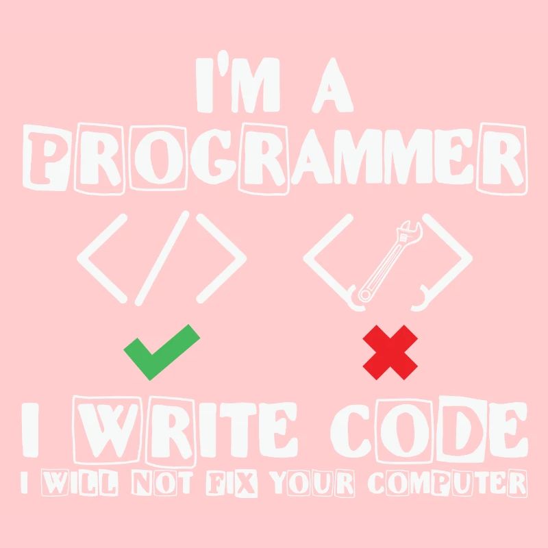 Je suis programmeur j’écris du code Lover Coding