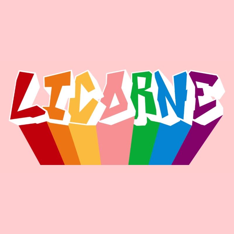 licorne couleurs arc en ciel espace